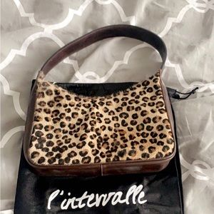 L’Intervalle Leopard Handbag